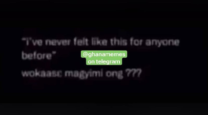 Black Screen With A Green Text a black screen with a green text that reads, i never told this for anyone before i m